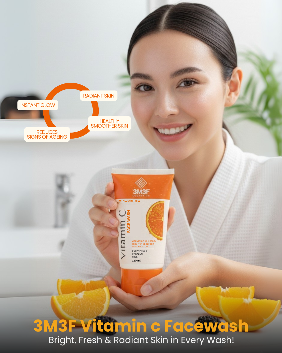 3M3F Vitamin C Face Wash